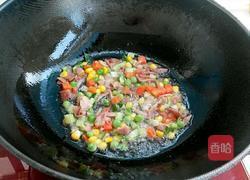 培根蛋炒饭的做法图解2