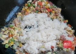 培根蛋炒饭的做法图解5