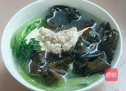 肉未豆腐黑木耳生菜汤的做法图解12