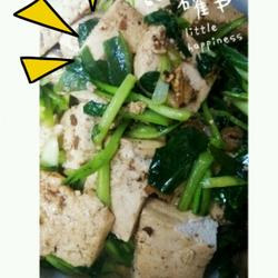 鸡毛菜煮豆腐的做法[图]