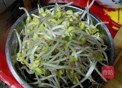 豆芽炒豆腐的做法图解2