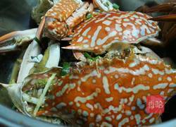 姜葱炒花蟹的做法图解4