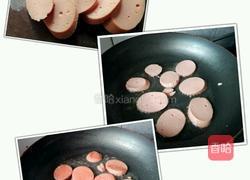 鸡蛋火腿青菜面的做法图解3