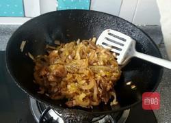 羊肉炒酸菜粉的做法图解3