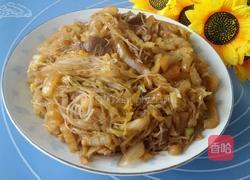 羊肉炒酸菜粉的做法图解5