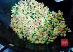 玉米火腿炒青瓜的做法图解7