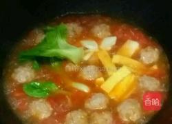 蕃茄肉丸汤的做法图解7