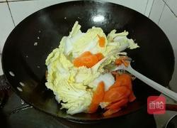 肉饼炒娃娃菜的做法图解5