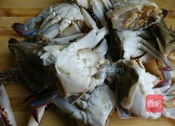 蚝油闷蟹的做法图解2