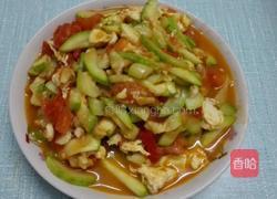 番茄蛋炒西葫芦的做法图解8