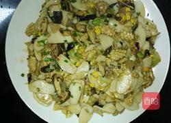 鱿鱼炒白粿的做法图解10