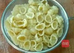 罗勒风味贝壳意面(简化版)的做法图解5