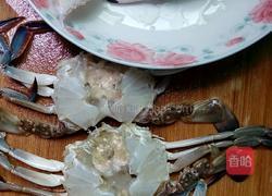 姜葱炒花蟹的做法图解2