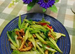 西芹炒肉