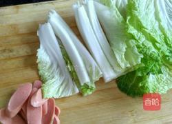 香油白菜汤的做法图解1