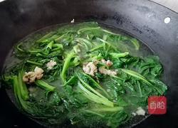 肉末青菜汤的做法图解5