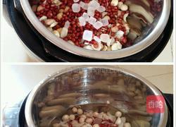 莲子百合花生红豆糖水的做法图解8