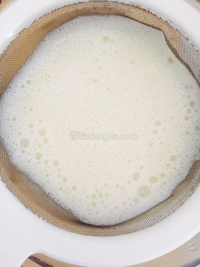 打好的豆江过滤