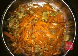 萝卜丝炒肉片的做法图解2