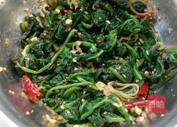 菠菜陈醋花生米的做法图解5