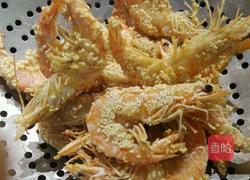 芝麻香酥虾的做法图解4