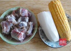 腊骨萝卜汤的做法图解2