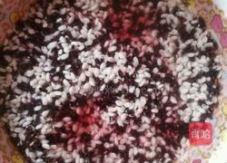 紫薯黑米粥粥的做法图解1