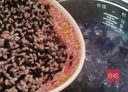 紫薯黑米粥粥的做法图解3