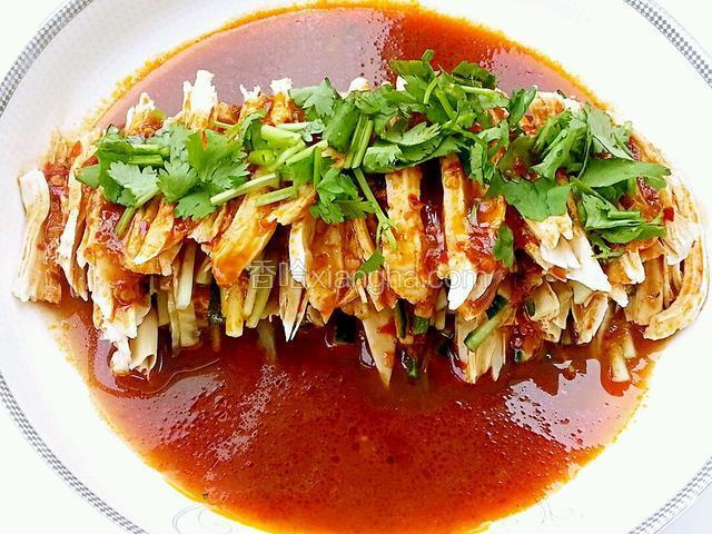 鸡丝腐竹拌黄瓜