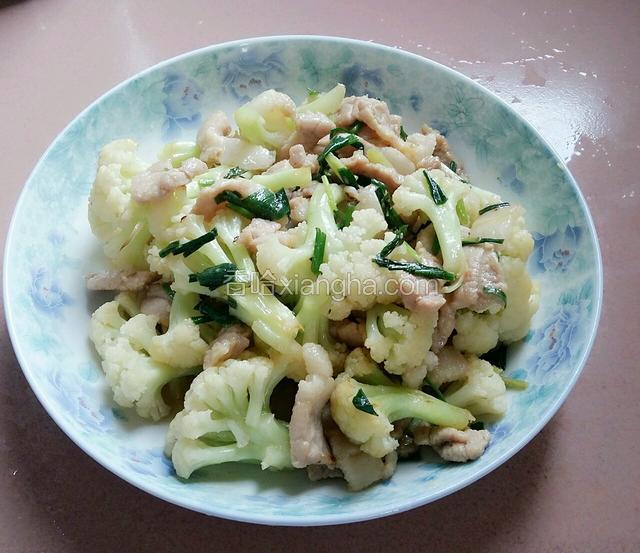 花菜肉片