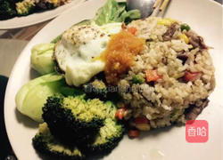 菜肉焖饭的做法图解4