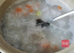 砂锅煲皮蛋瘦肉粥的做法图解6