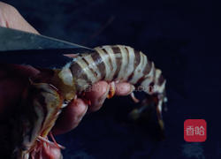 蒜蓉开背虾的做法图解1