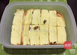 白葡萄果干淡奶油三文蛋糕便当的做法图解4