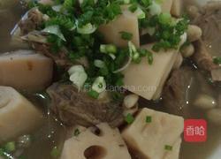 花生莲藕排骨汤的做法图解5