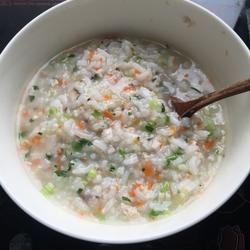 香菇油菜瘦肉粥的做法[图]