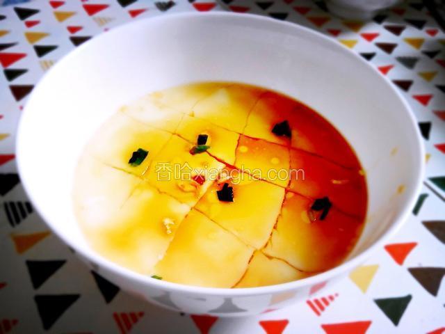 吃的时候用勺子划几下，会更入味儿