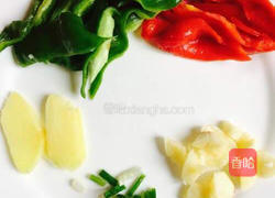 剁椒花菜肉片的做法图解2