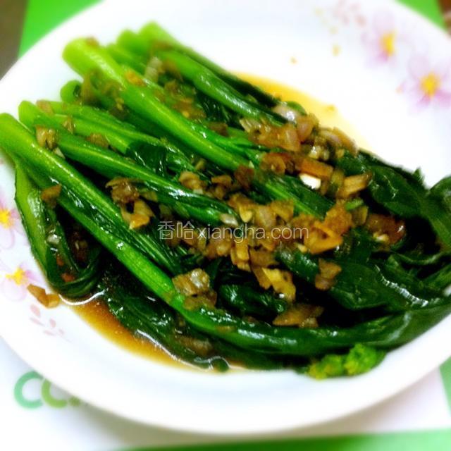 葱油菜心
