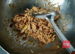 花菜炒肉片的做法图解4