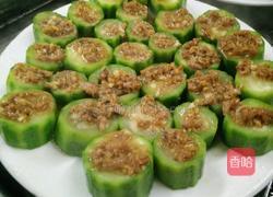 蒜蓉虾米蒸丝瓜的做法图解4