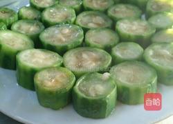 蒜蓉虾米蒸丝瓜的做法图解2