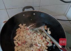 藕丁肉片的做法图解3