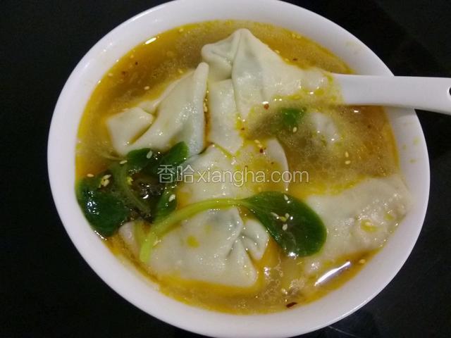 芹菜馅云吞