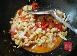 番茄菜花的做法图解8