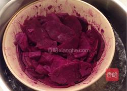 奶香紫薯饼(简易版)的做法图解1