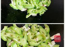 蒜蓉苦瓜炒瘦肉的做法图解9