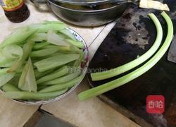 清炒白芋梗的做法图解2