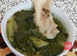 芥菜筒骨汤的做法图解9