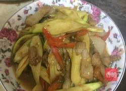 茭白炒肉的做法图解11